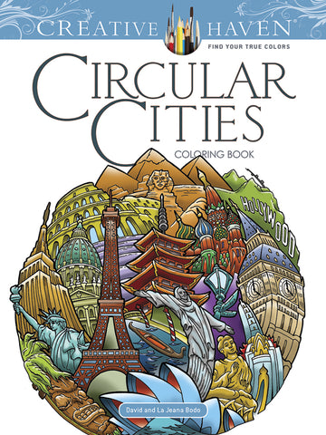 Circular Cities Coloring Book Creative Haven