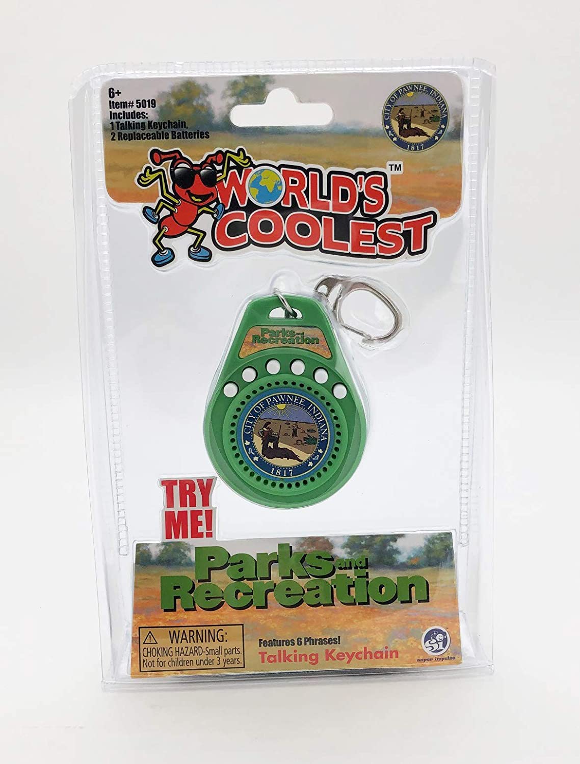 World's Coolest Parks And Recreation Keychain