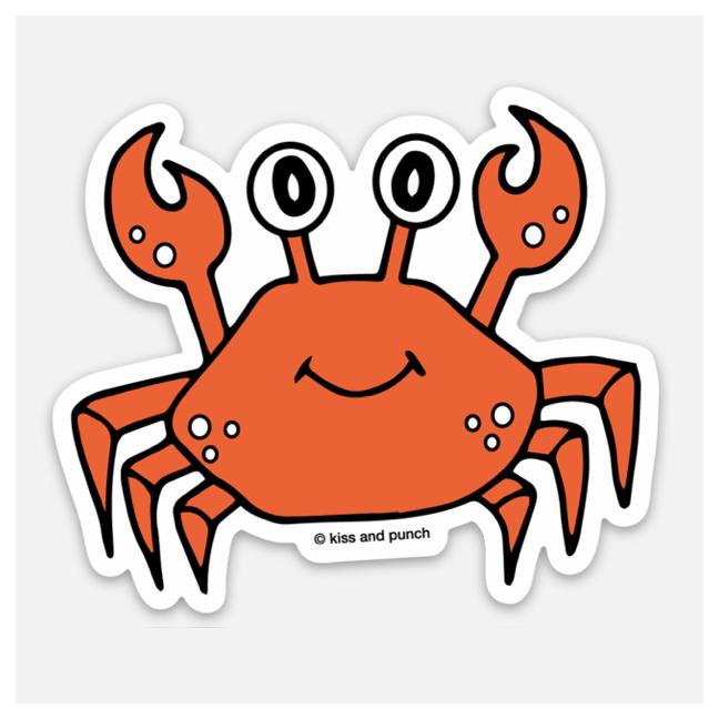 Cute Crab Sticker