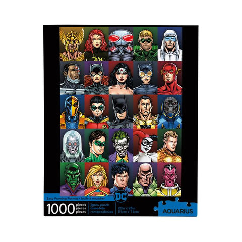 DC Comics Faces Puzzle 1000 pc