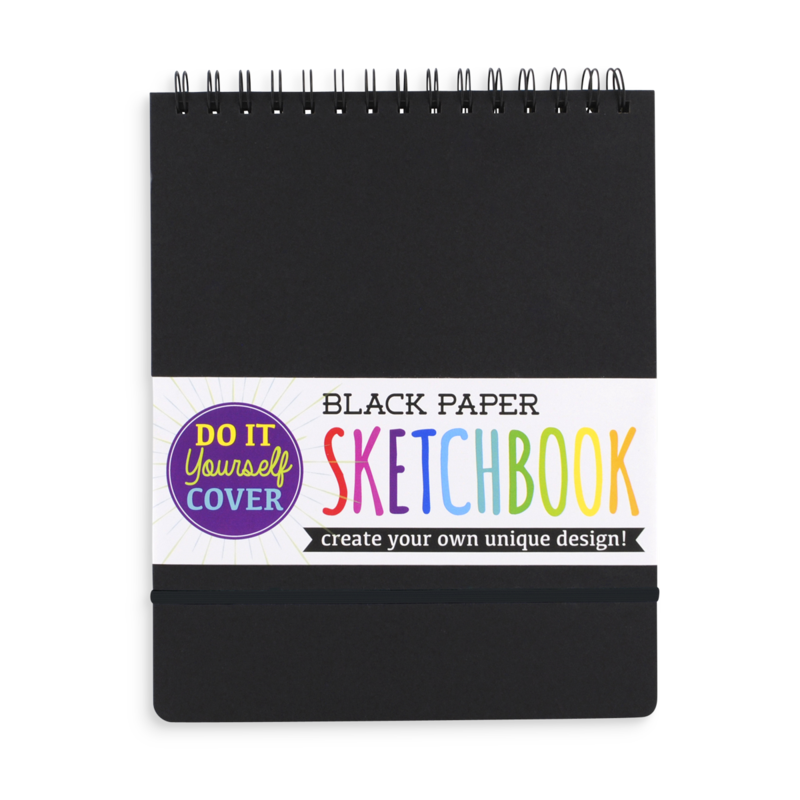 Black Paper DIY Cover Sketch Book 75 Pages