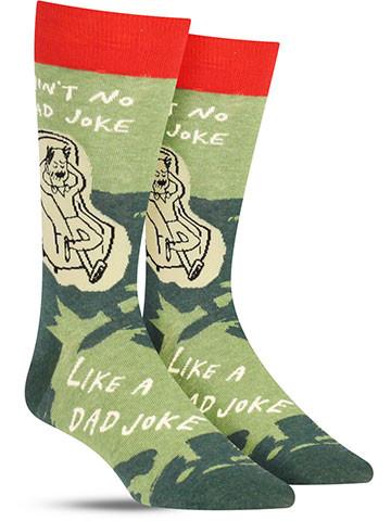 Ain't No Bad Joke Like A Dad Joke Men's Socks