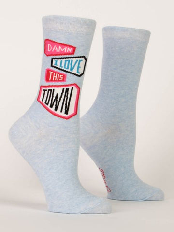Damn I Love This Town Women's Socks