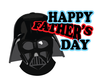 Card Darth Vader Happy Father's Day