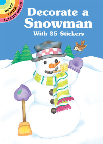 Decorate A Snowman Sticker Activity Book