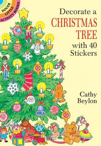 Decorate Christmas Tree Sticker Activity Book