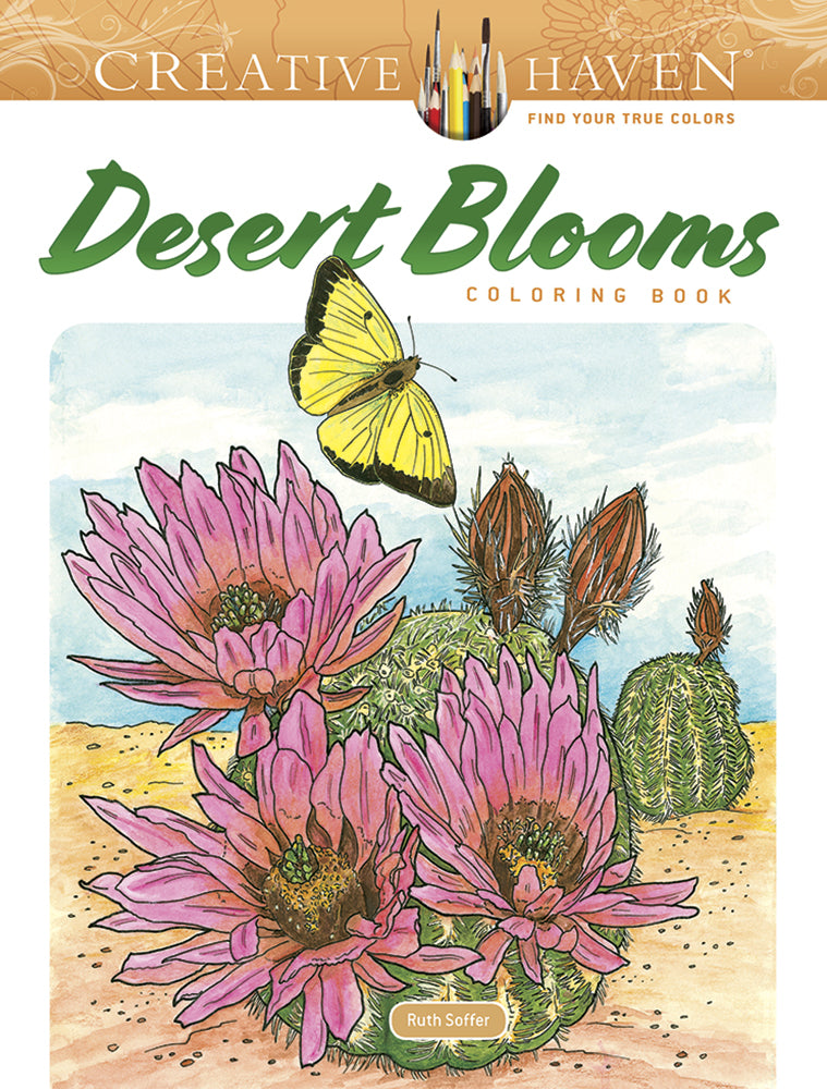 Desert Blooms Coloring Book Creative Haven