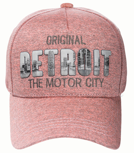 Detroit Pink Skyline Baseball Cap