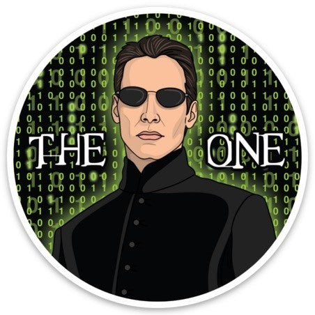 Matrix Neo The One Die Cut Sticker