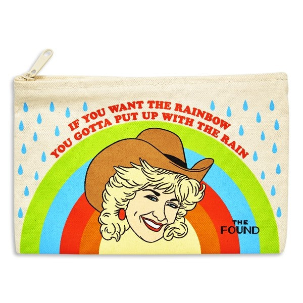 Dolly Parton Cowgirl Rainbow Pouch