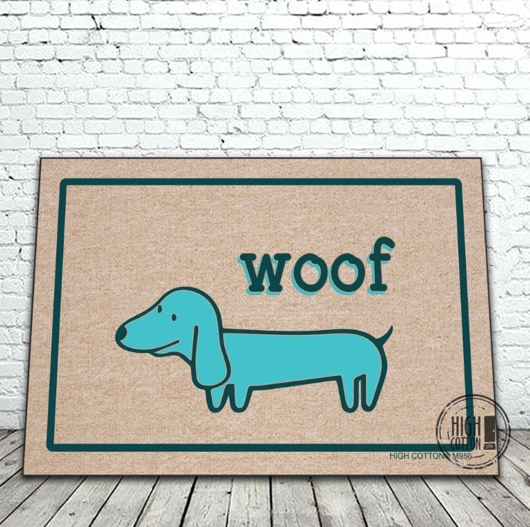 Woof Dog Doormat