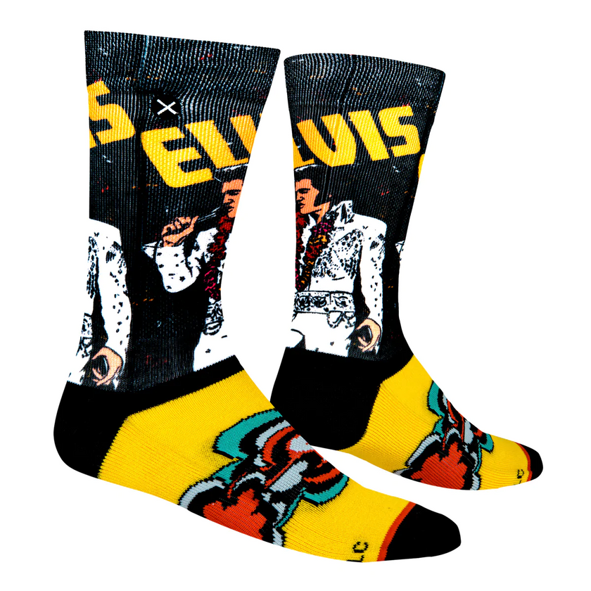 Elvis Rock N Roll Men's Socks
