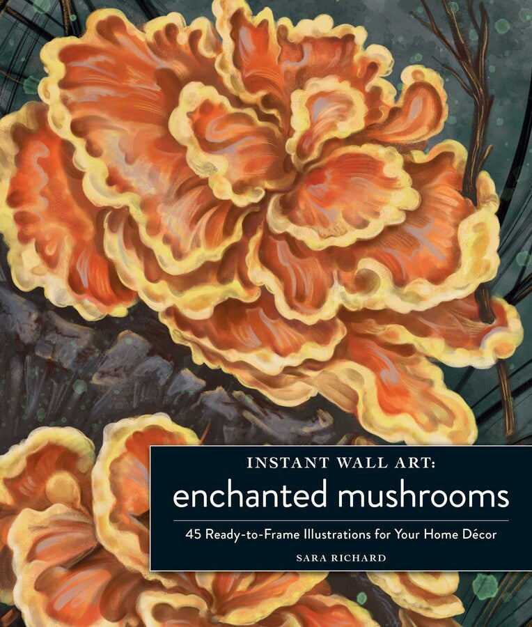 Enchanted Mushrooms Instant Wall Art Book