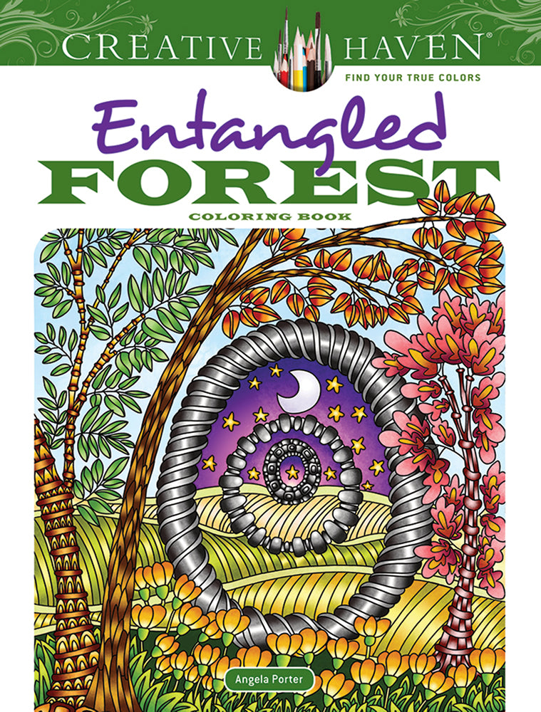 Entangled Forest Coloring Book Creative Haven