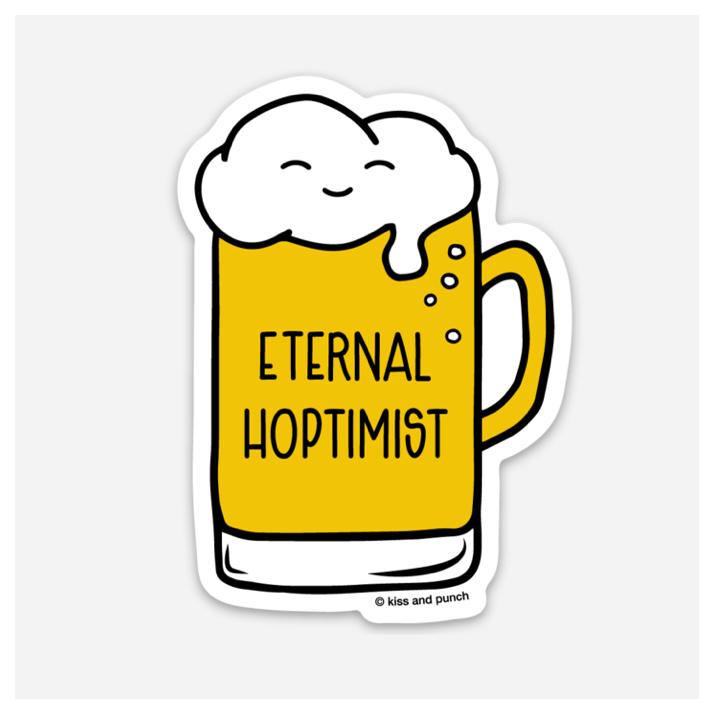 Eternal Hoptimist Sticker