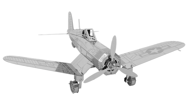 F4U Corsair Plane Metal Model