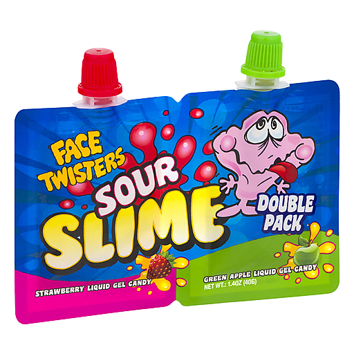 Face Twisters Sour Slime Gel