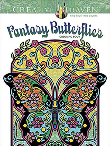 Fantasy Butterflies Coloring Book