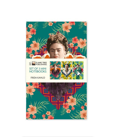 Frida Kahlo Set Of Three Mini Notebooks