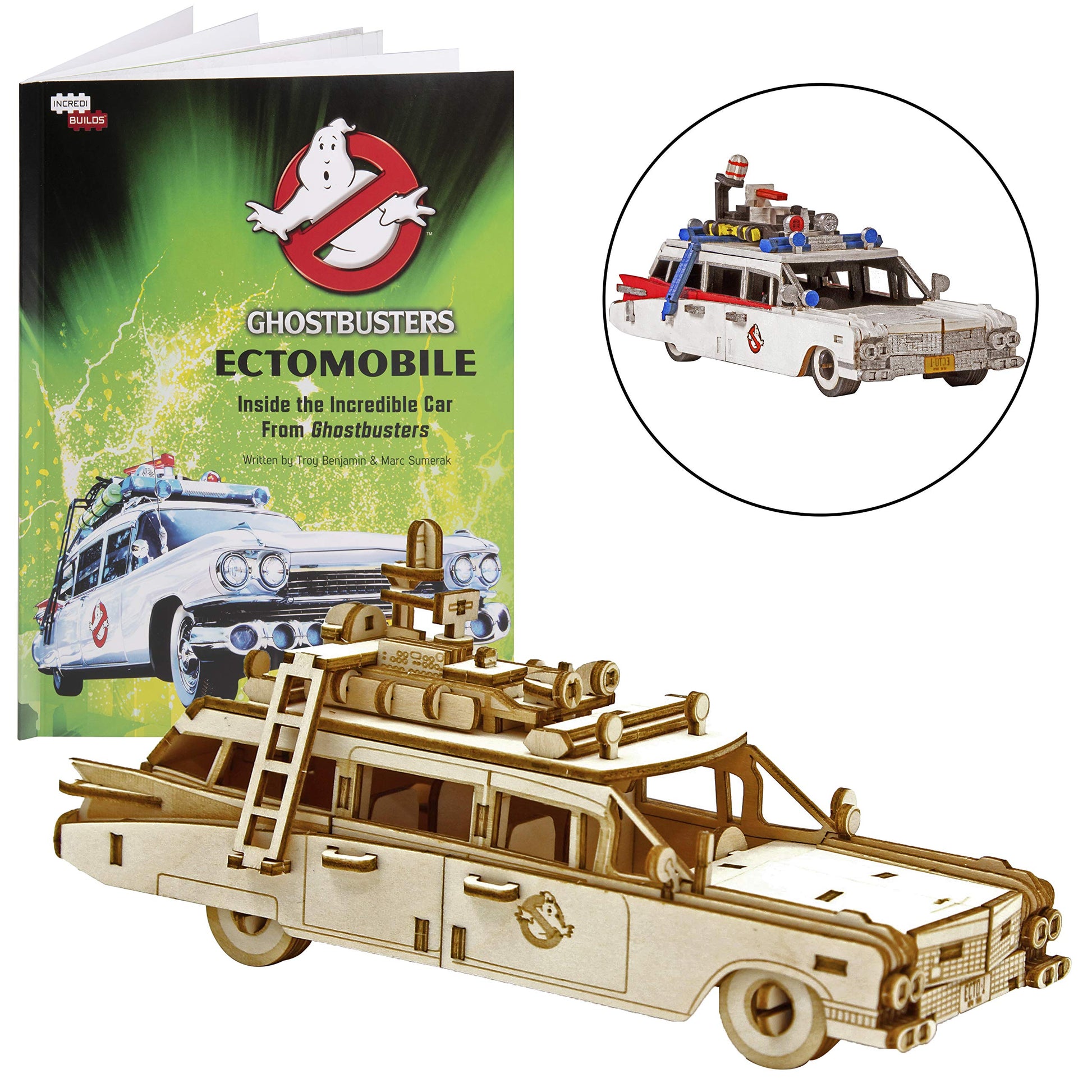 Ectomobile IncrediBuilds 3D Wood Model Ghostbusters