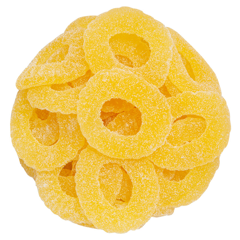 Gummi Pineapple Rings 8 oz