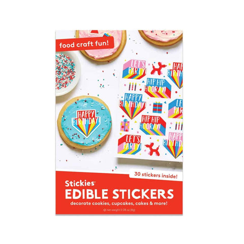 Happy Birthday Edible Stickers