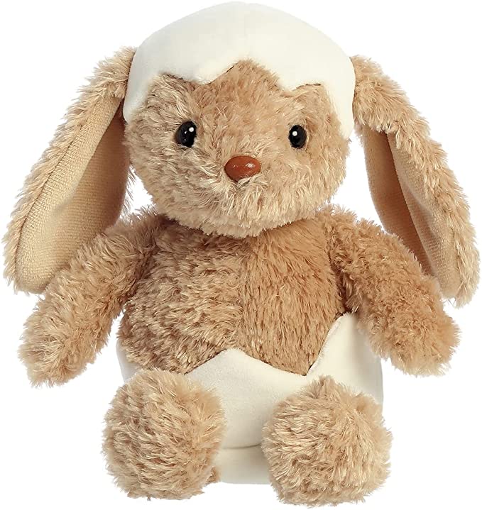 Hatchling Bunny Brown Plush 10"