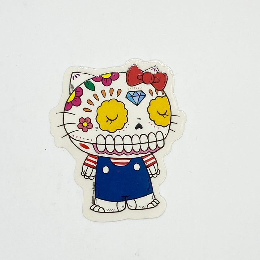 Hello Kitty Sugar Skull Sticker