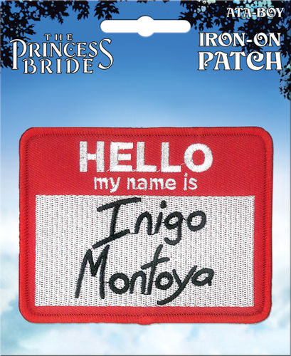 Princess Bride Hello My Name Is Inigo Montoya Iron-On Patch