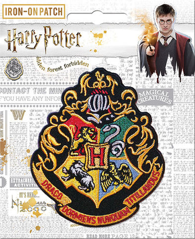 Hogwarts Crest Iron-On Patch Harry Potter