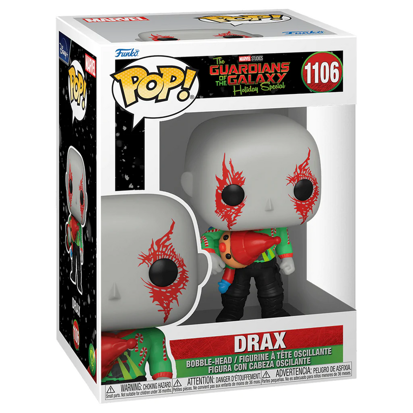 Drax Holiday Guardians Of The Galaxy POP Figure Marvel