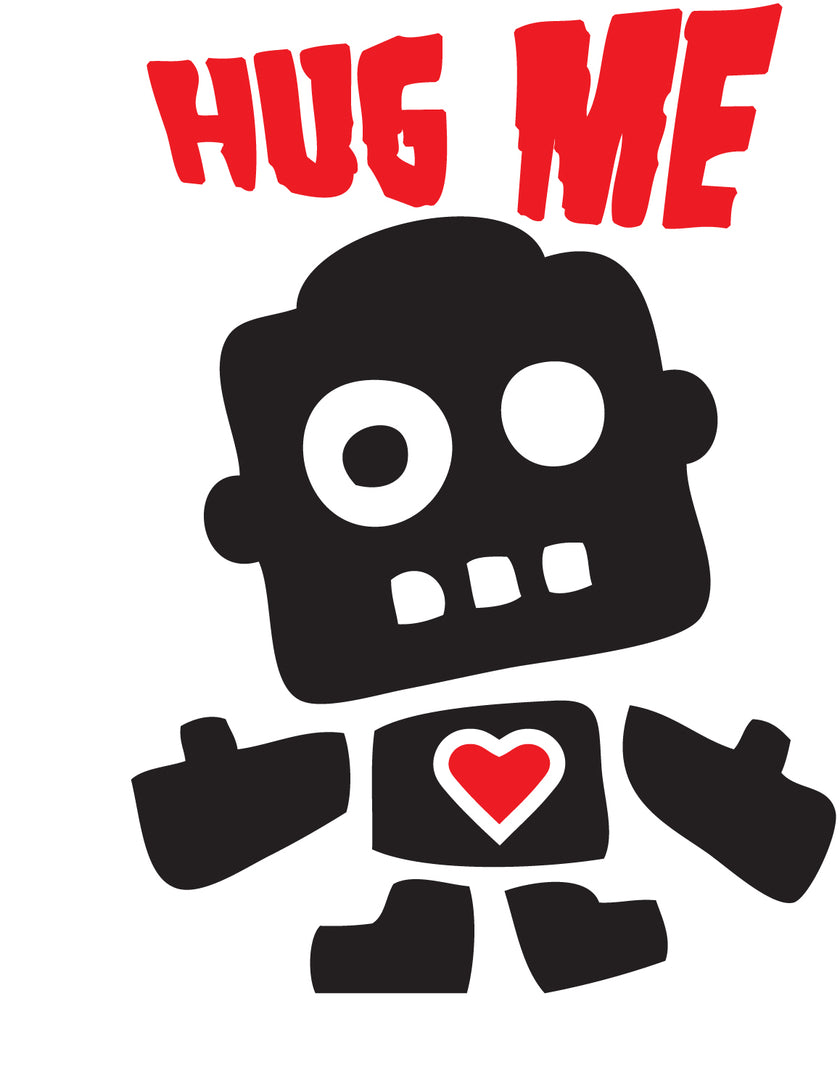 Card Hug Me Robot