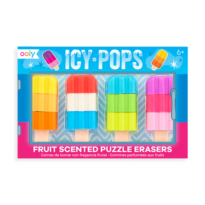 Ice Pops 4 Puzzle Erasers