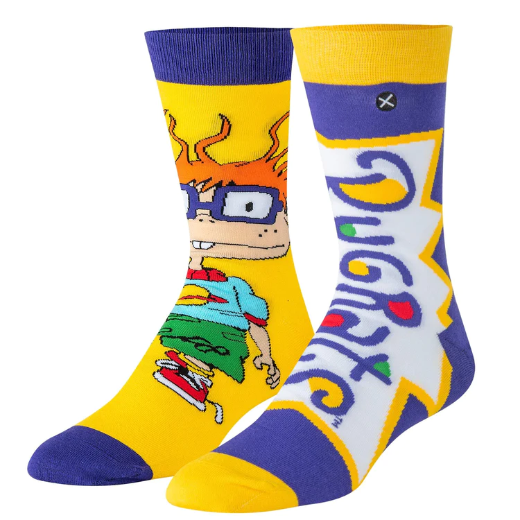 It's Chuckie Rugrats Split Men's Socks Nickelodeon