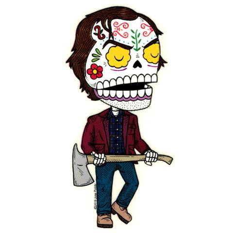 Jack Torrance Sugar Skull Sticker The Shining