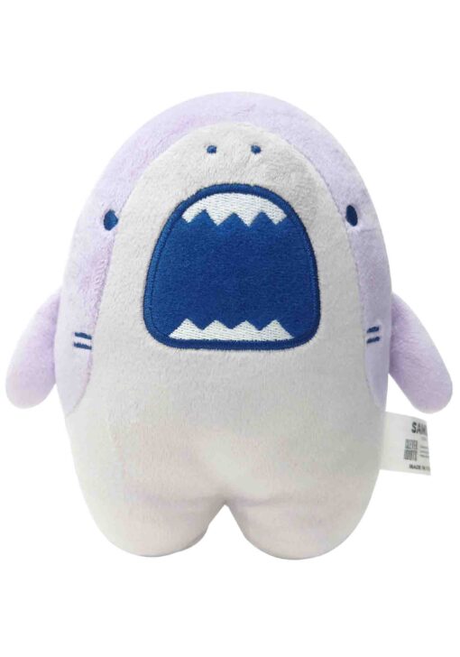 Samezu Jaggy Shark Pastel Purple Plush 6.5"