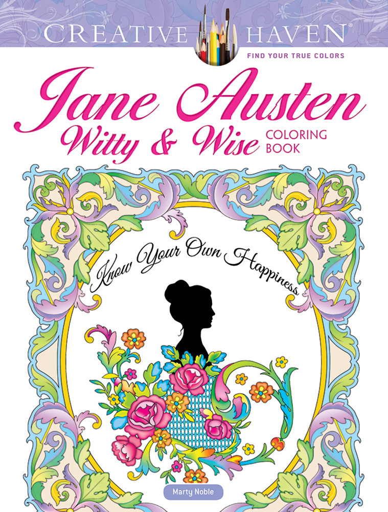 Jane Austen Witty & Wise Coloring Book Creative Haven