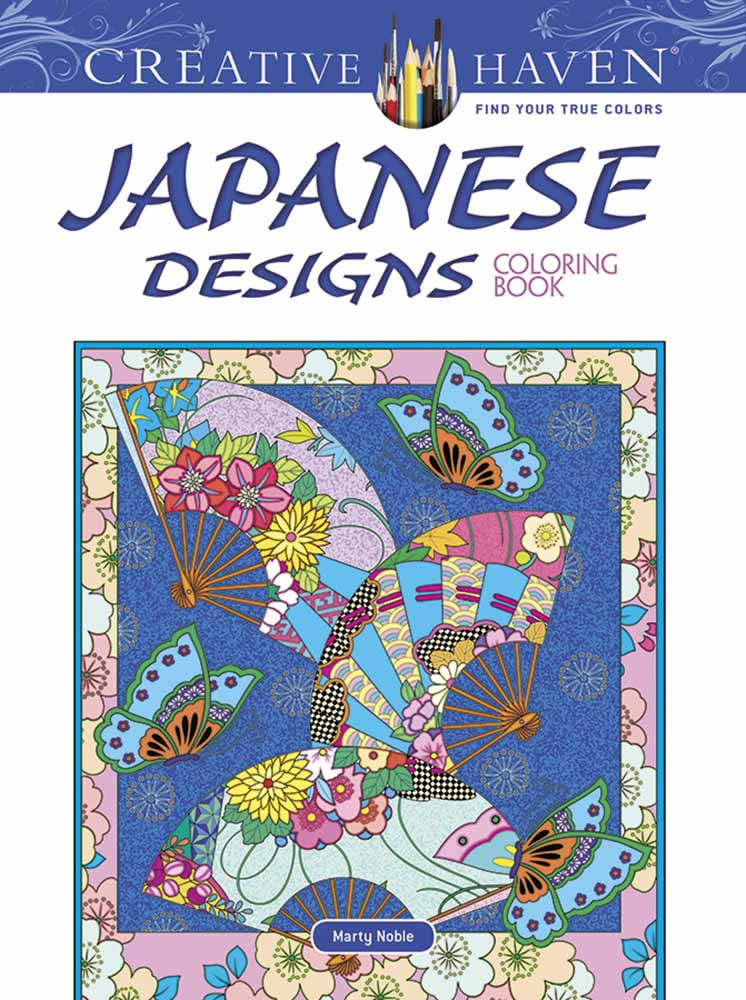 Japanese Designs Coloring Book Creative Haven
