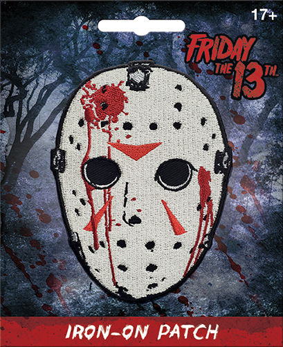 Friday The 13th Jason Mask Iron-On Patch