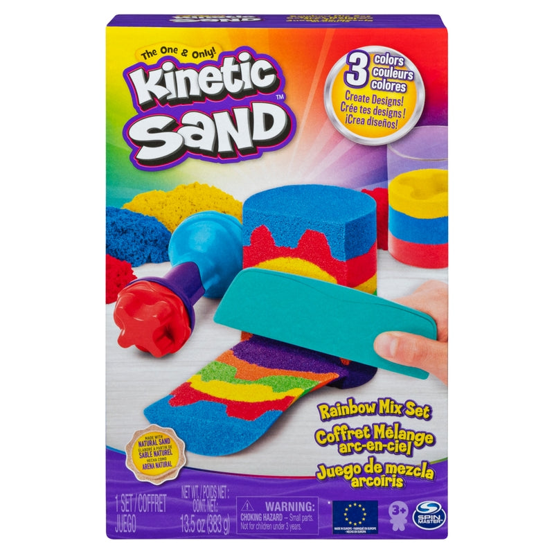 Kinetic Sand Rainbow Mix Set 13.5 oz
