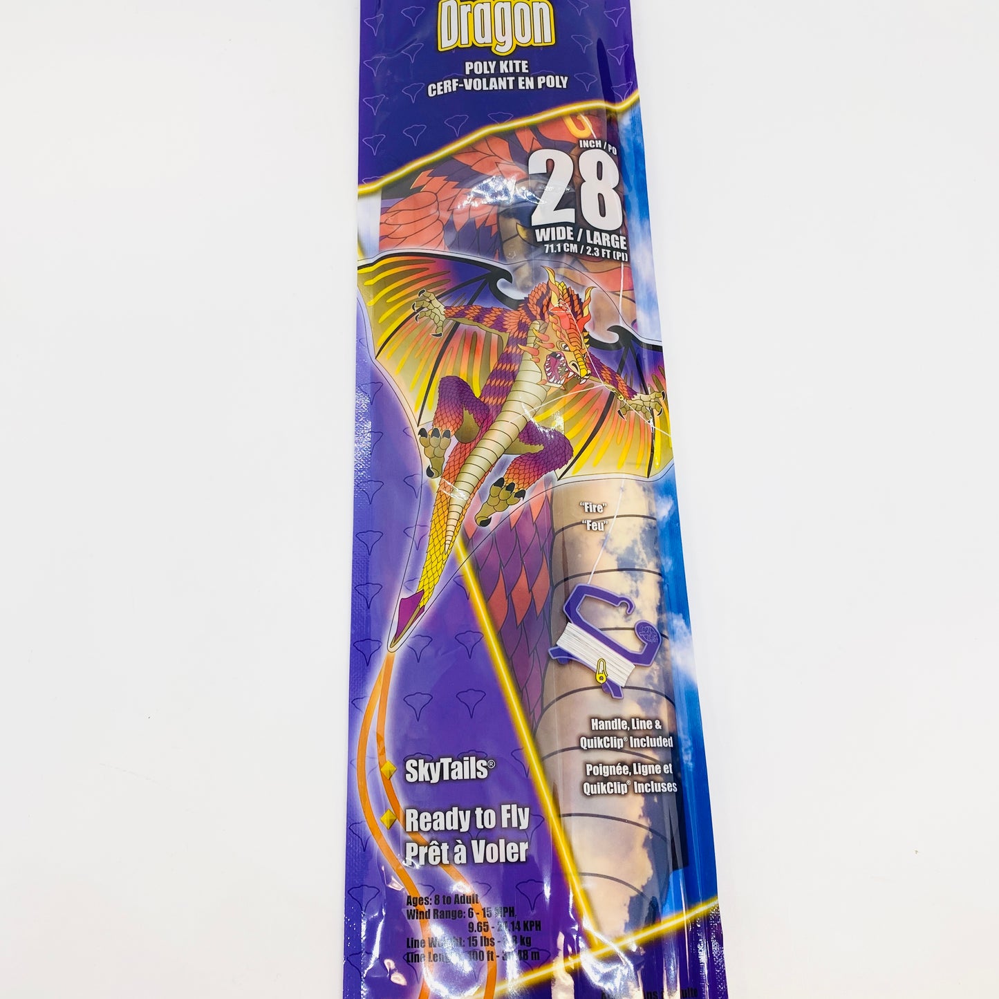 Kite Fire Dragon Poly
