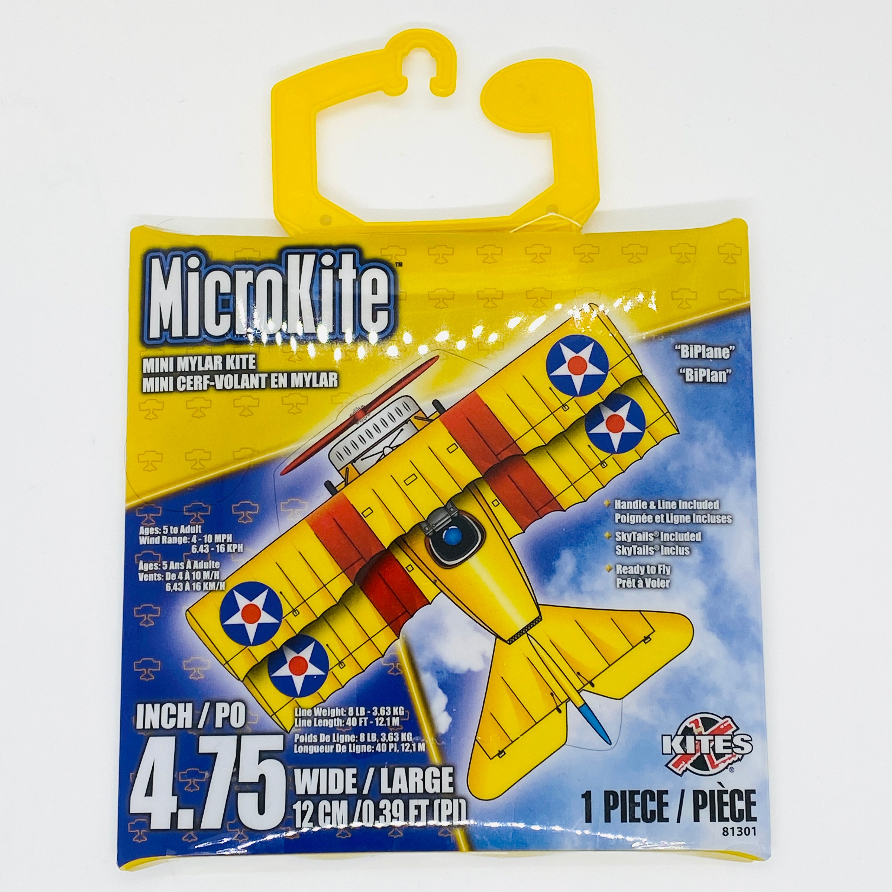 Micro Biplane Kite Micro BiPlane Plane – www.shoptherocket.com