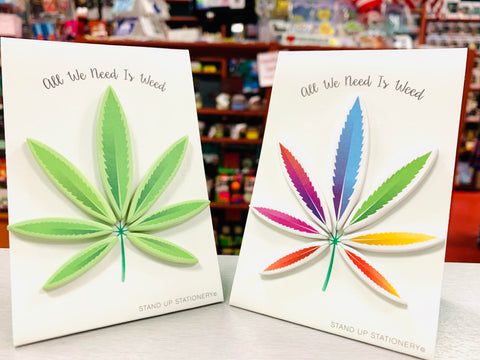 Cannabis Pop-Up Sticky Notes