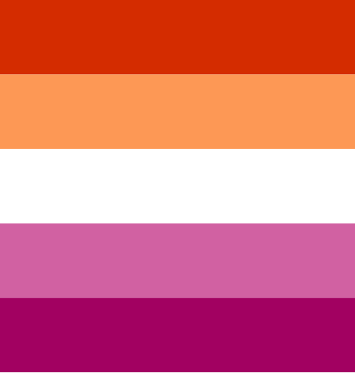 Lesbian Flag Vinyl Sticker
