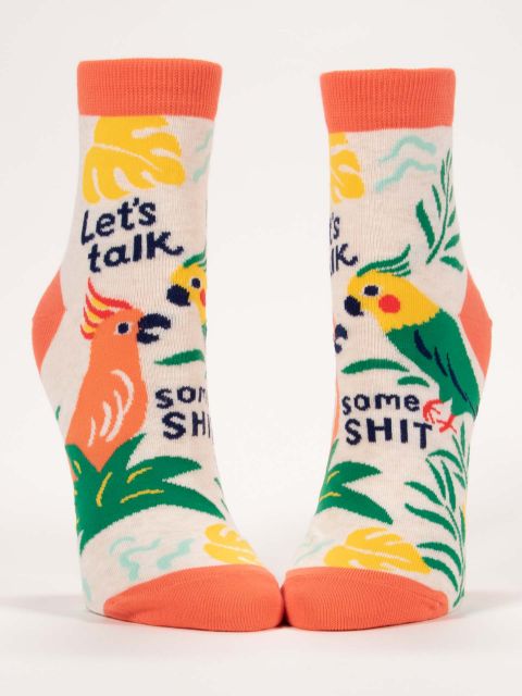 Let's Talk Some Shit Women's Ankle Socks