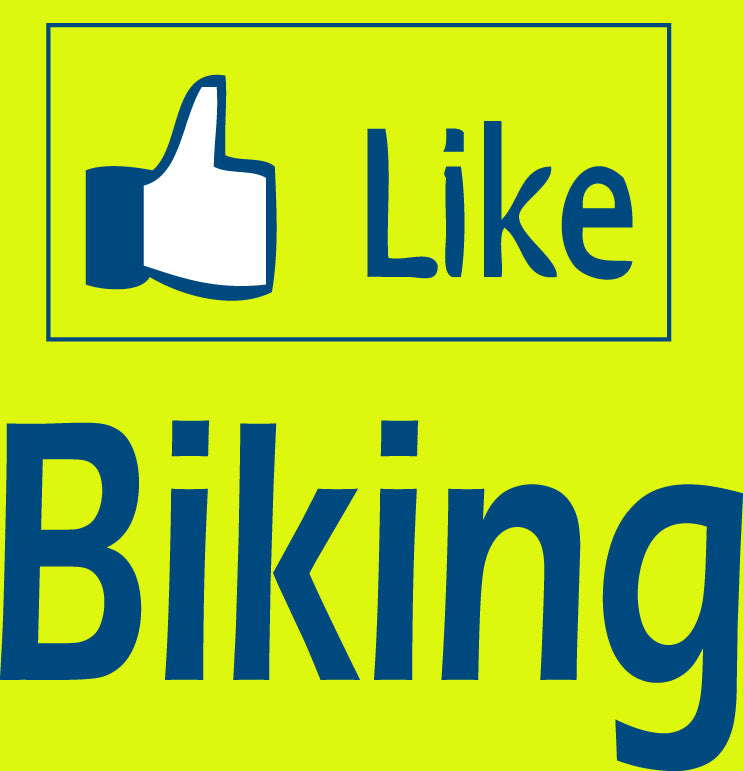 Like Biking Sticker