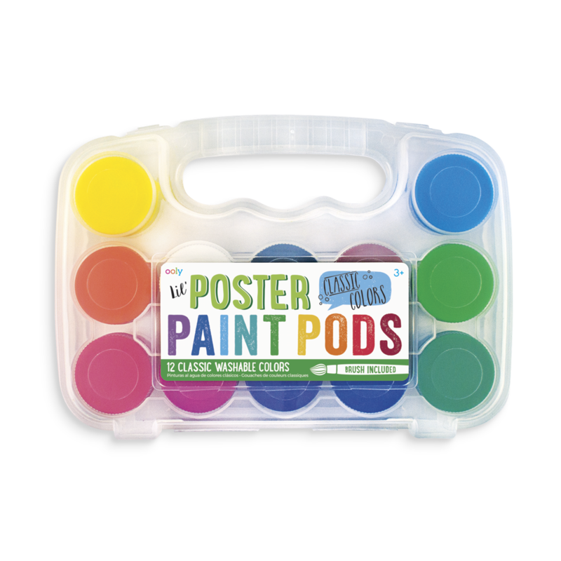 Lil' Poster Paint Pods 12 Classic Colors