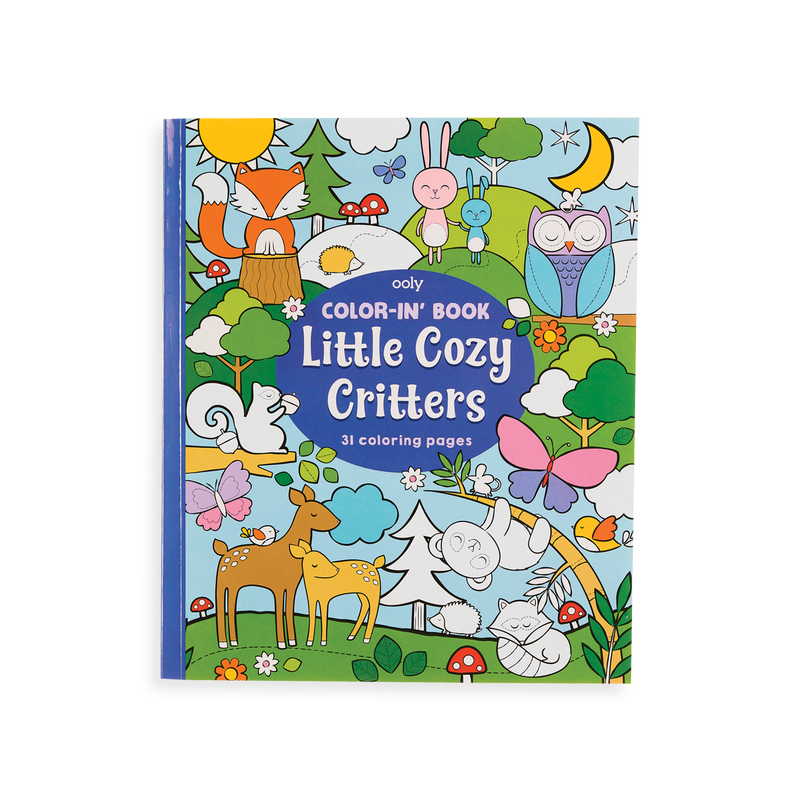 Color-In' Little Cozy Critters Coloring Book