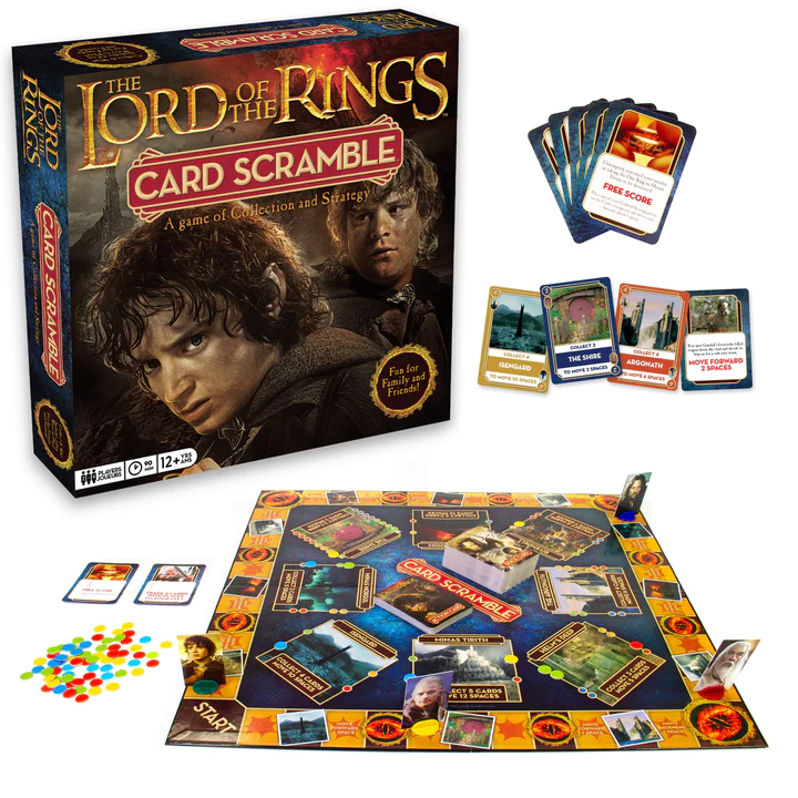 Lord Of The Rings Card Scramble Game