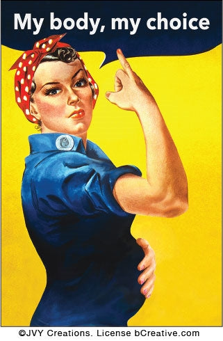 MAGNET My Body, My Choice Rosie The Riveter